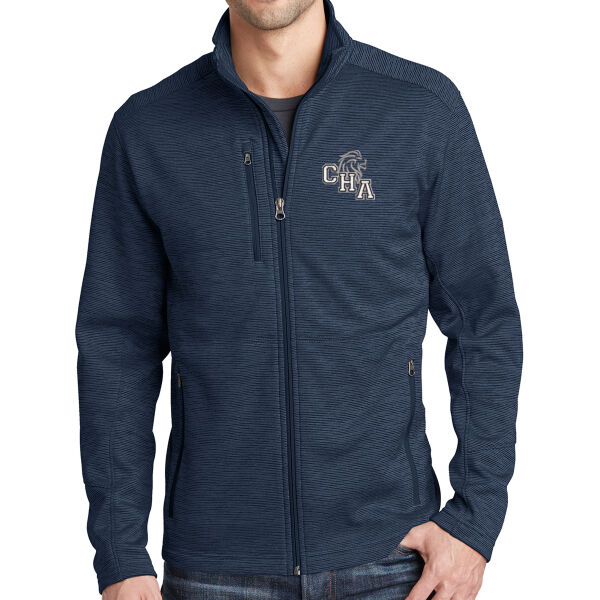 Port Authority Digi Stripe Fleece Jacket - Embroidered Logo Thumbnail