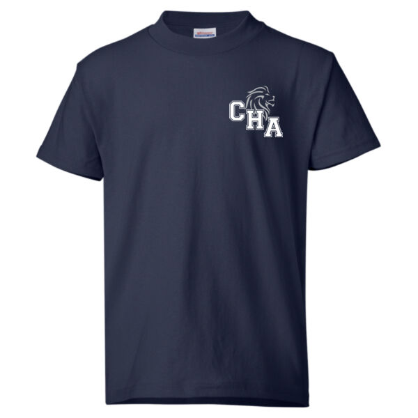 Hanes - Ecosmart Youth T-Shirt - Printed Logo Thumbnail