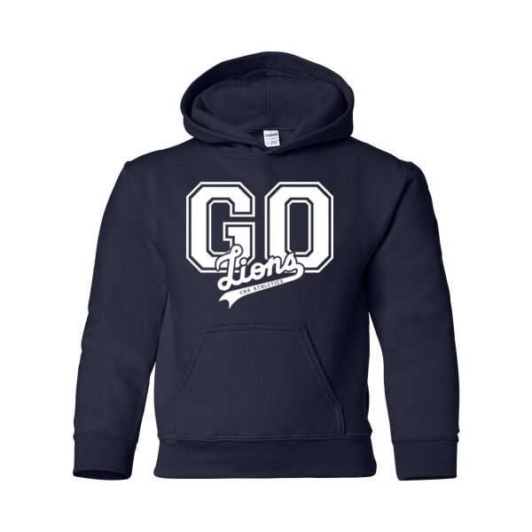 Gildan - Heavy Blend™ Youth Hooded Sweatshirt - Printed Logo Thumbnail